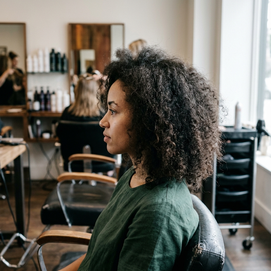 Cabelo com Volume e Frizz - Antes